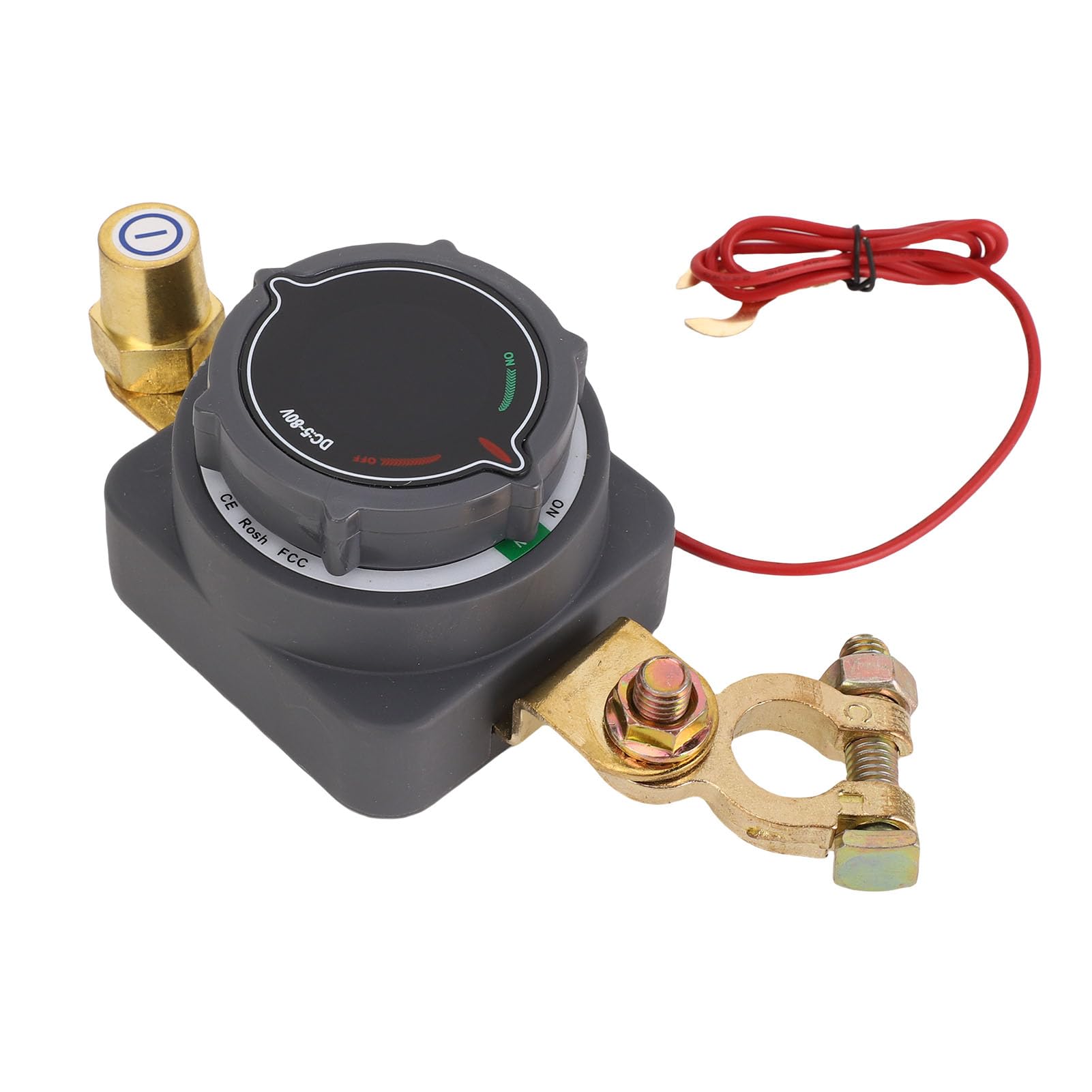Interruttore Torvex, isolatore dell'interruttore di disconnessione della batteria con display digitale della tensione, interruzione dell'alimentazione per veicoli per auto, yacht