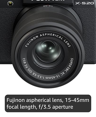 Amazon.com : Fujifilm X-S20 Mirrorless Digital Camera XC15-45mm