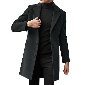 Coat Men's Jacket Short Coat Slim Fit Coat Winter Panama | Ubuy