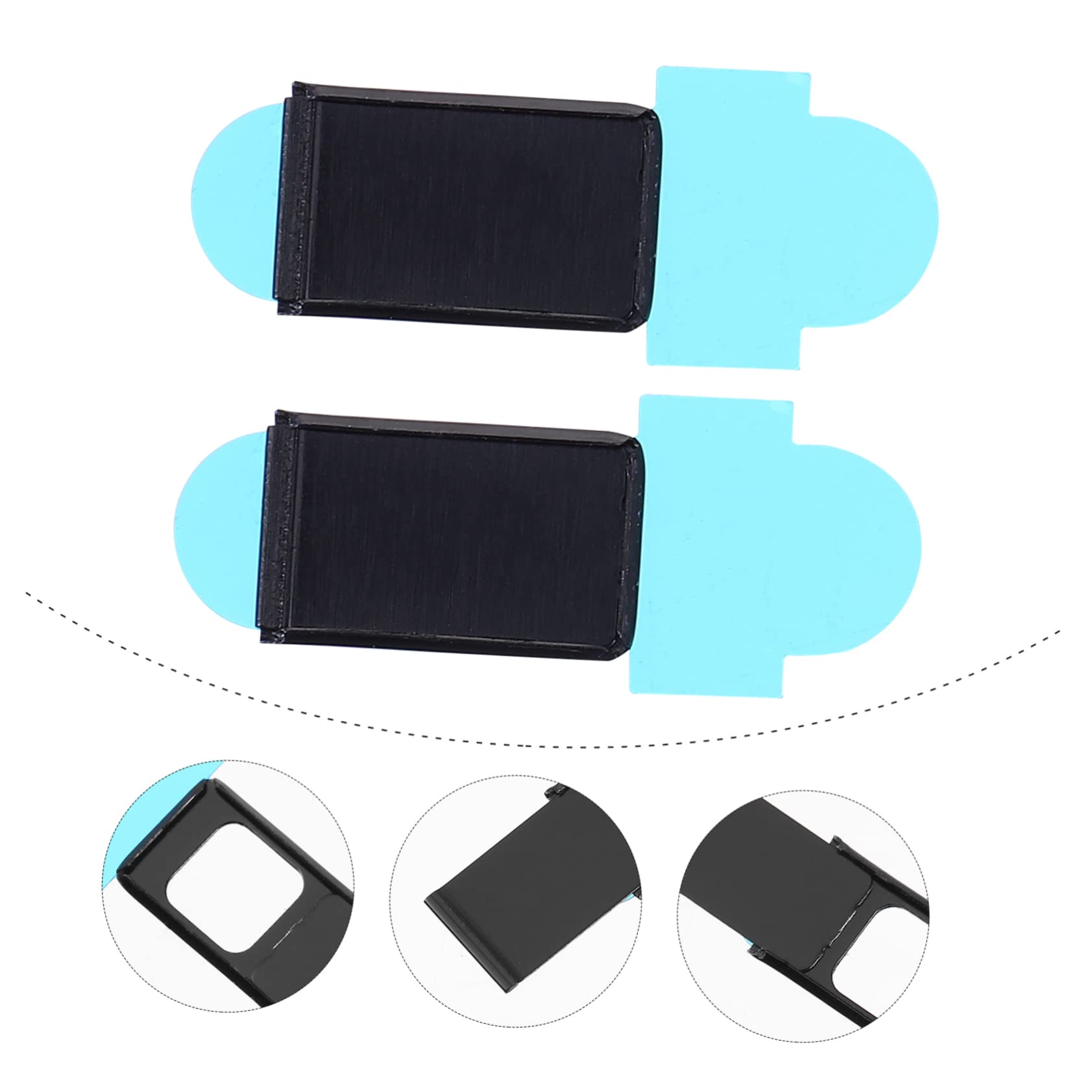 DOITOOL 8stücke Webcam Abdeckung Für Laptop Tablet Und Smartphone Datenschutz Slider Sticker Für Computer Einfach Zu Bedienen Rückstandslos Abnehmbar Schützt Vor Videoüberwachung