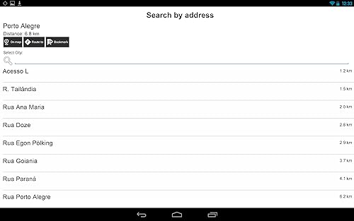 Porto Alegre, Brasil Offline Mapa - Smart Sulutions
