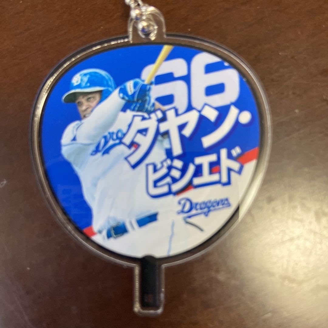 Amazon.co.jp: 中日ドラゴンズ うちわ型アクリルキーホルダー