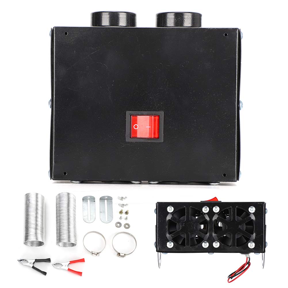 Calentador de automóvil, calentador de automóvil, calentador, desempañador, desempañador portátil, ventilador silencioso, calentamiento rápido, 600 W.(24V)