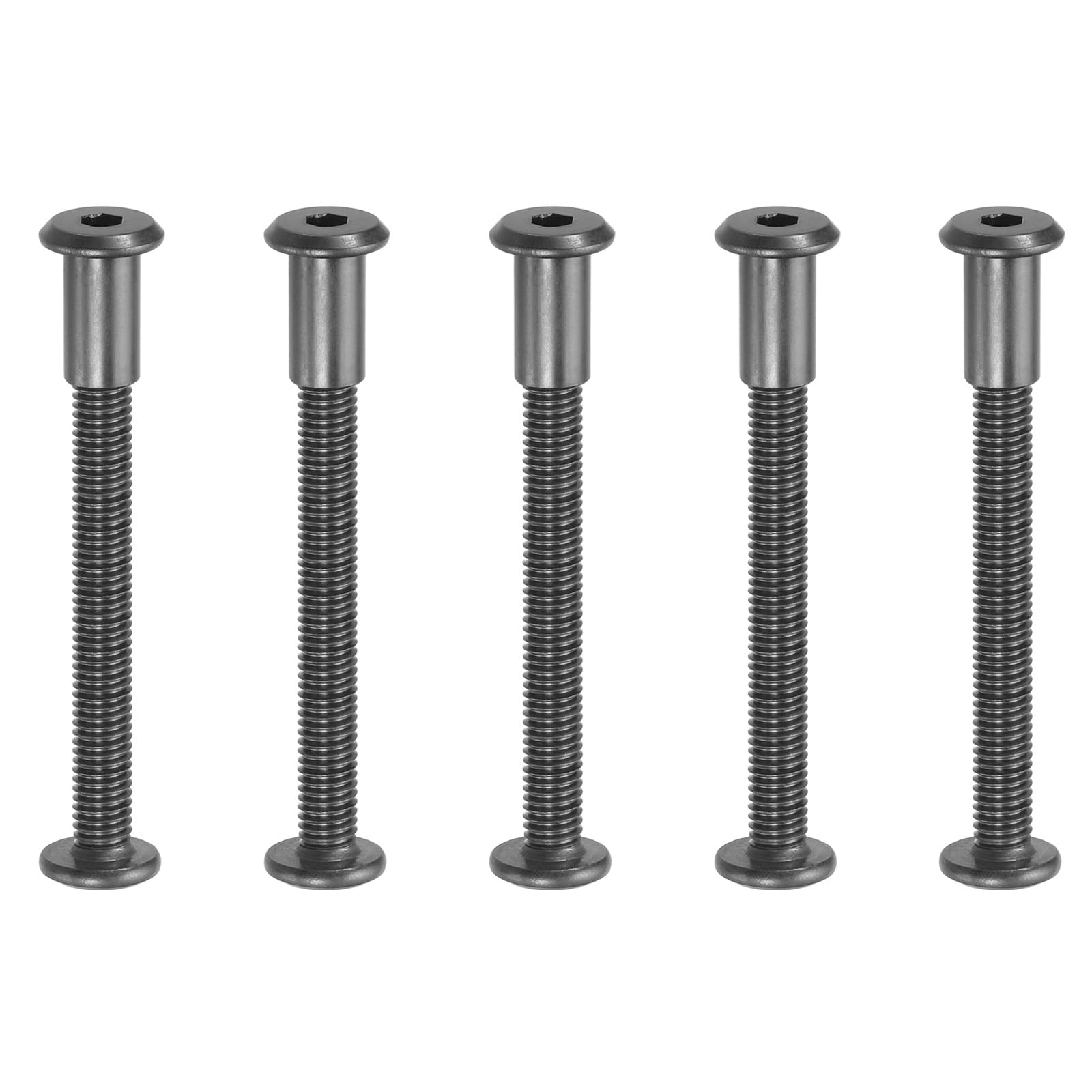 PATIKIL M8 x 50 mm Hex Chicago Screws