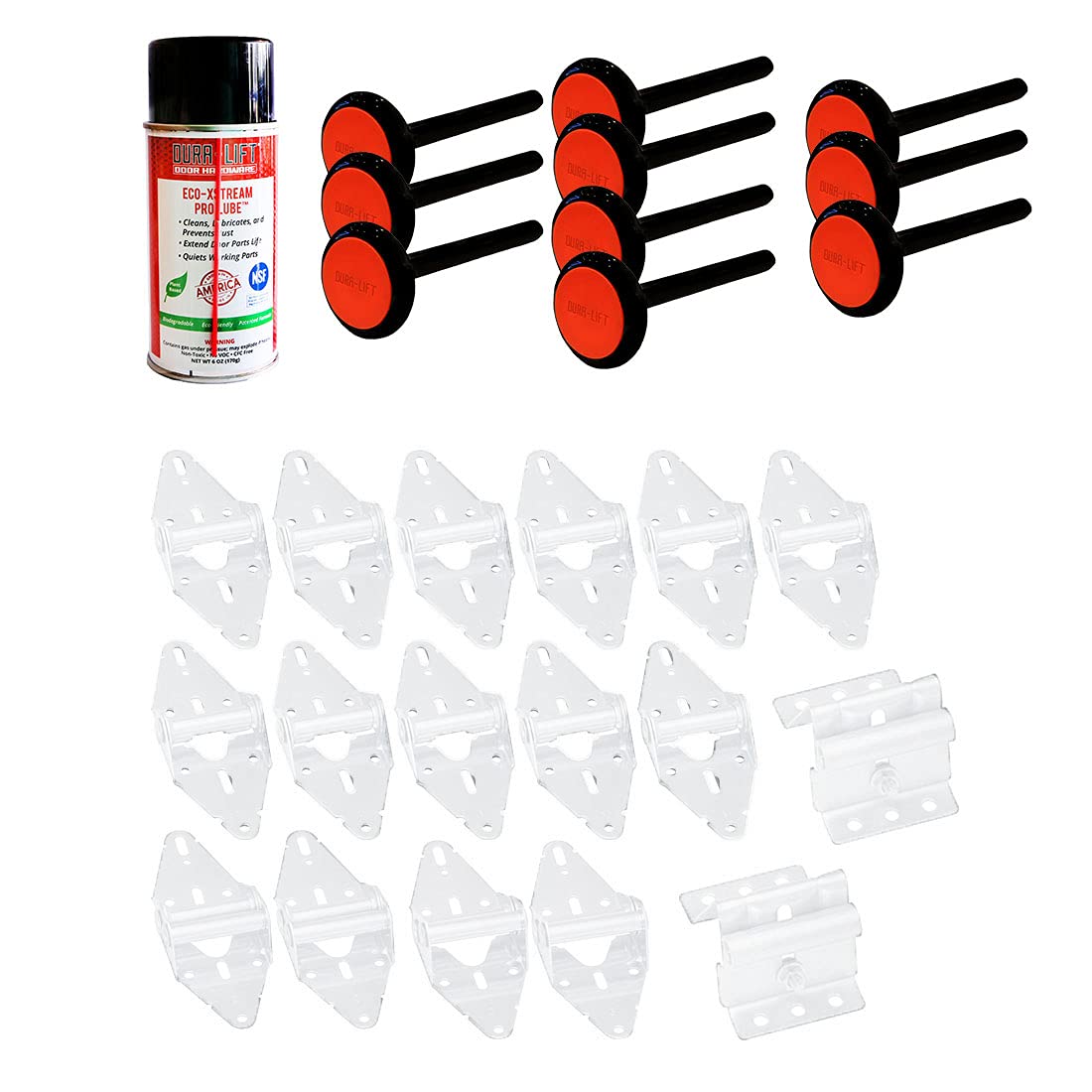 Premium Garage Door Repair Kit for 16 x 7 Doors White
