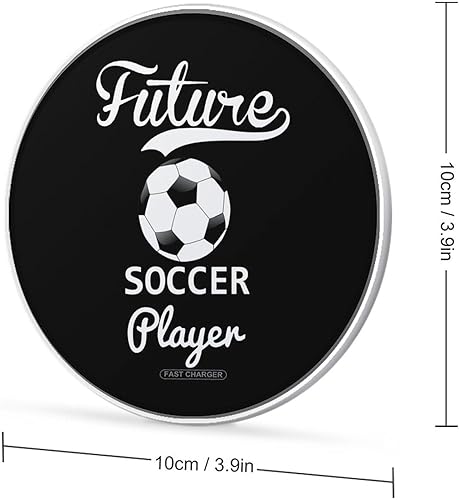 Miniatura 2 de Future Soccer Player - Almohadilla de carga inalámbrica de 10 W, almohadilla de carga rápida compatible con iPhone 15, 14, 13, 12 Series Samsung