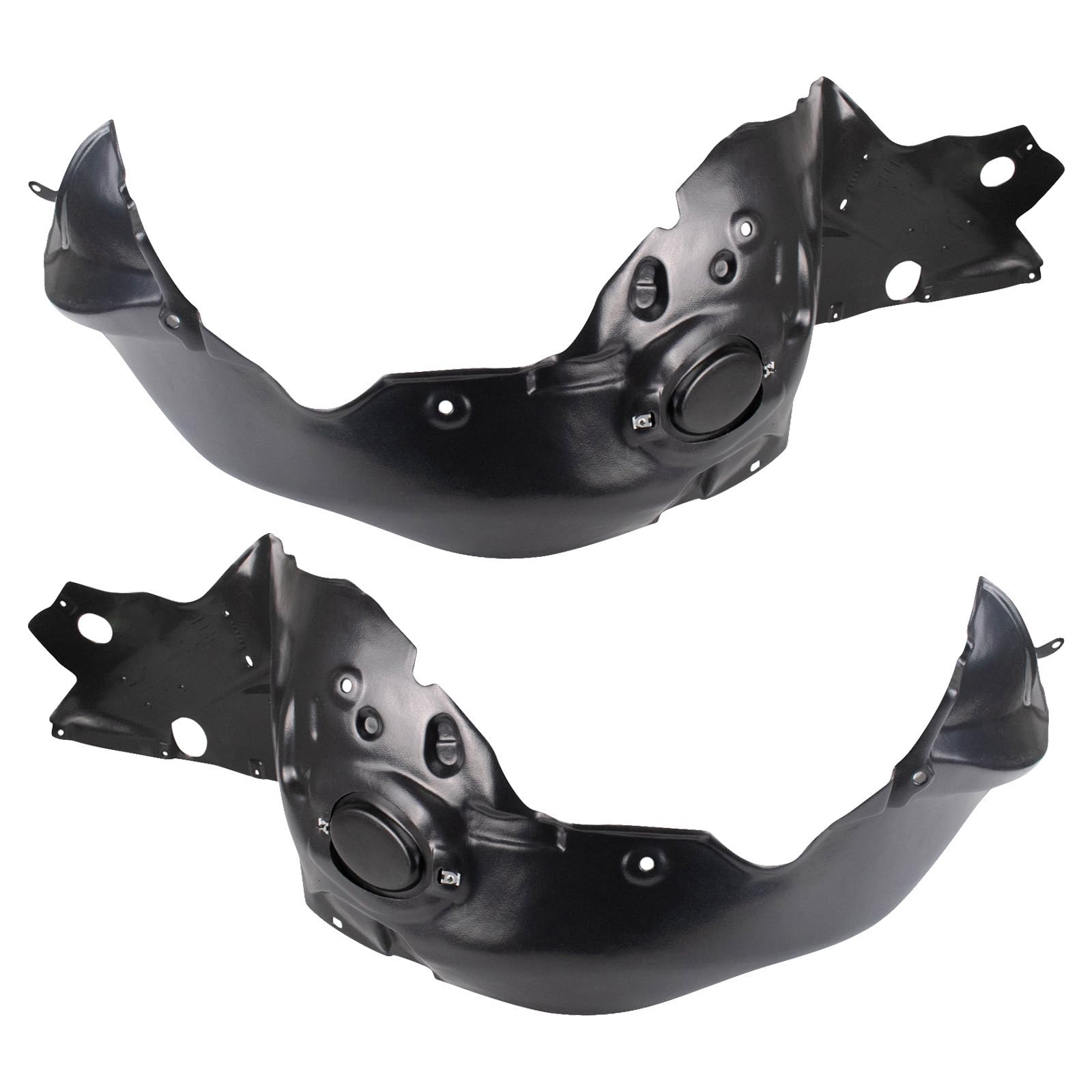 TRQ Front Inner Fender Liner Set | For 2006-2009 Ford Fusion 2006 Lincoln Zephyr Mercury Milan FO1250136 FO1251136