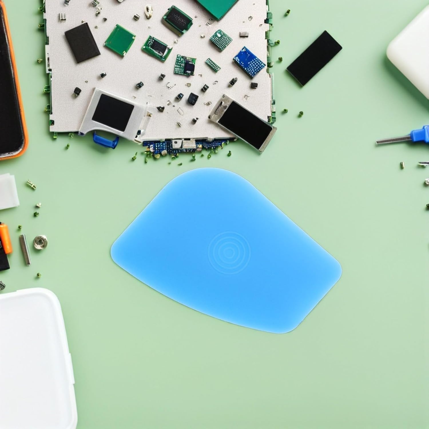 WOONEKY Pry Opening Picks Laptop Screen Repair Plastic Triangle 50pcs, Blue Sturdy Plastic Material with Versatile Compatibility and Effortless Disassembly Mobile Phone