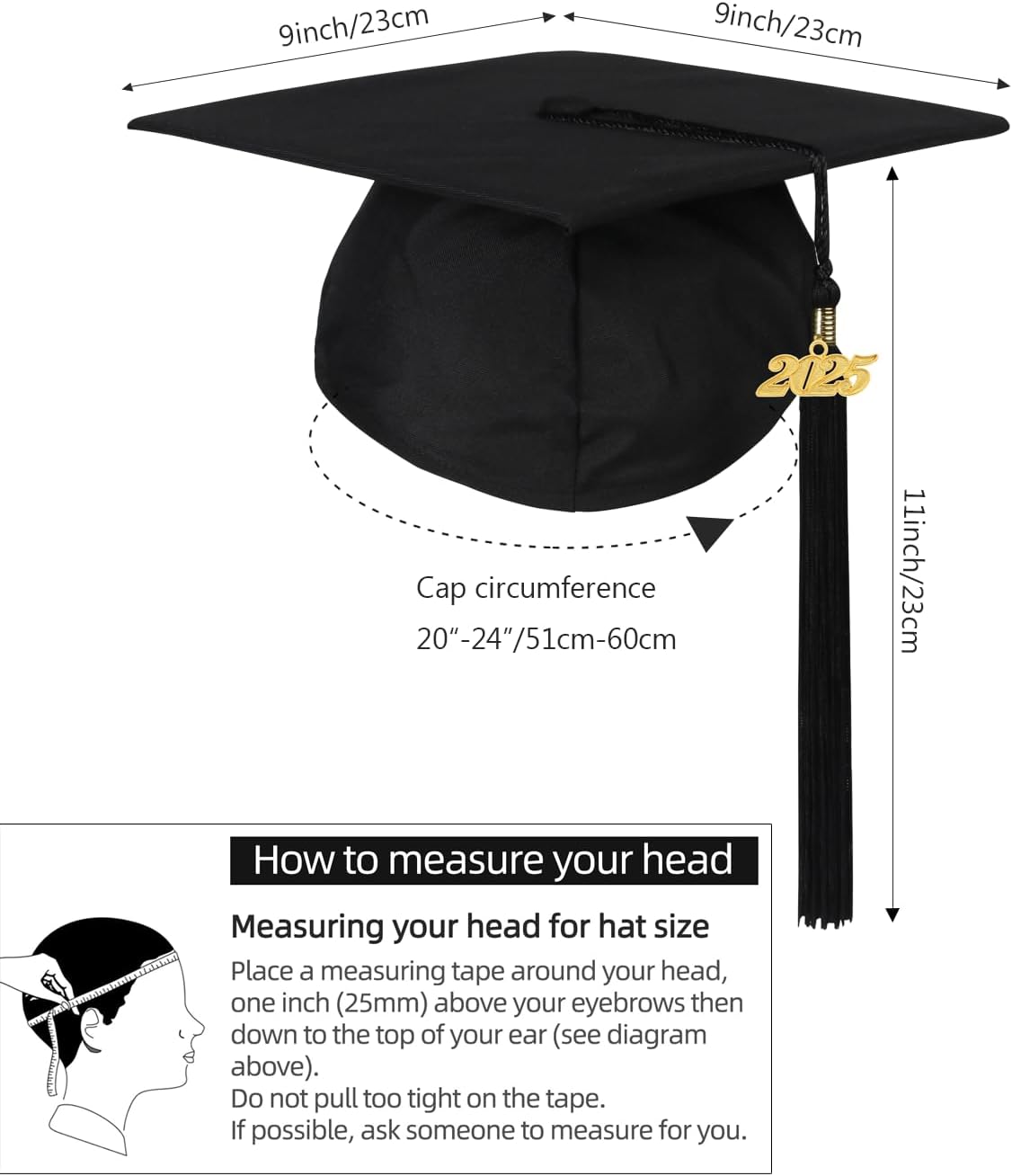 Newrara Graduation Gown Cap Tassel Set - Image 5