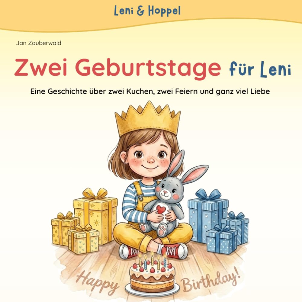 Zwei Geburtstage für Leni: Eine Geschichte über zwei Feiern, zwei Kuchen und ganz viel Liebe (Leni & Hoppel)
