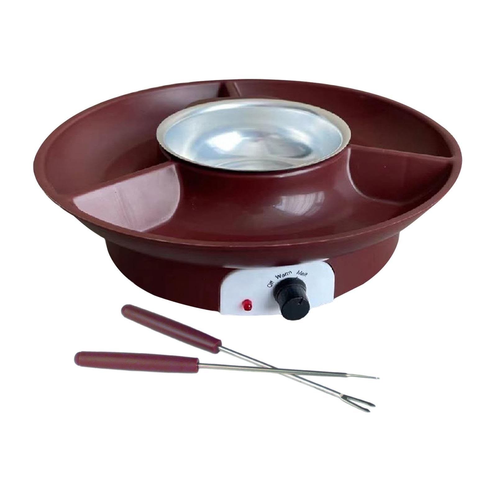 Chocolate Fondue Fountain 110V Easily Install for BBQ Sauce Sturdy Household |Home & Garden | Kitchen, Dining & Bar | Small Kitchen Appliances | Fondue Sets-image-48