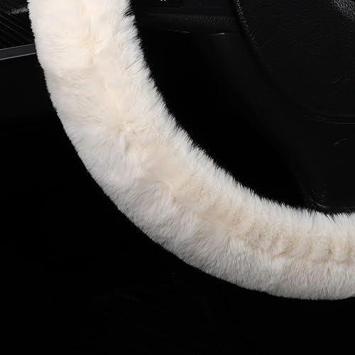 Miniatura 2 de GXT Funda mullida para volante, para hombre y mujer, universal, de 15 pulgadas, para volante (metros poco profundos)