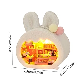 国内作家様作　ミニチュアぬいぐるみ5点セット Amazon.co.jp: F Fityle 1/12スケールドールハウスミニチュア