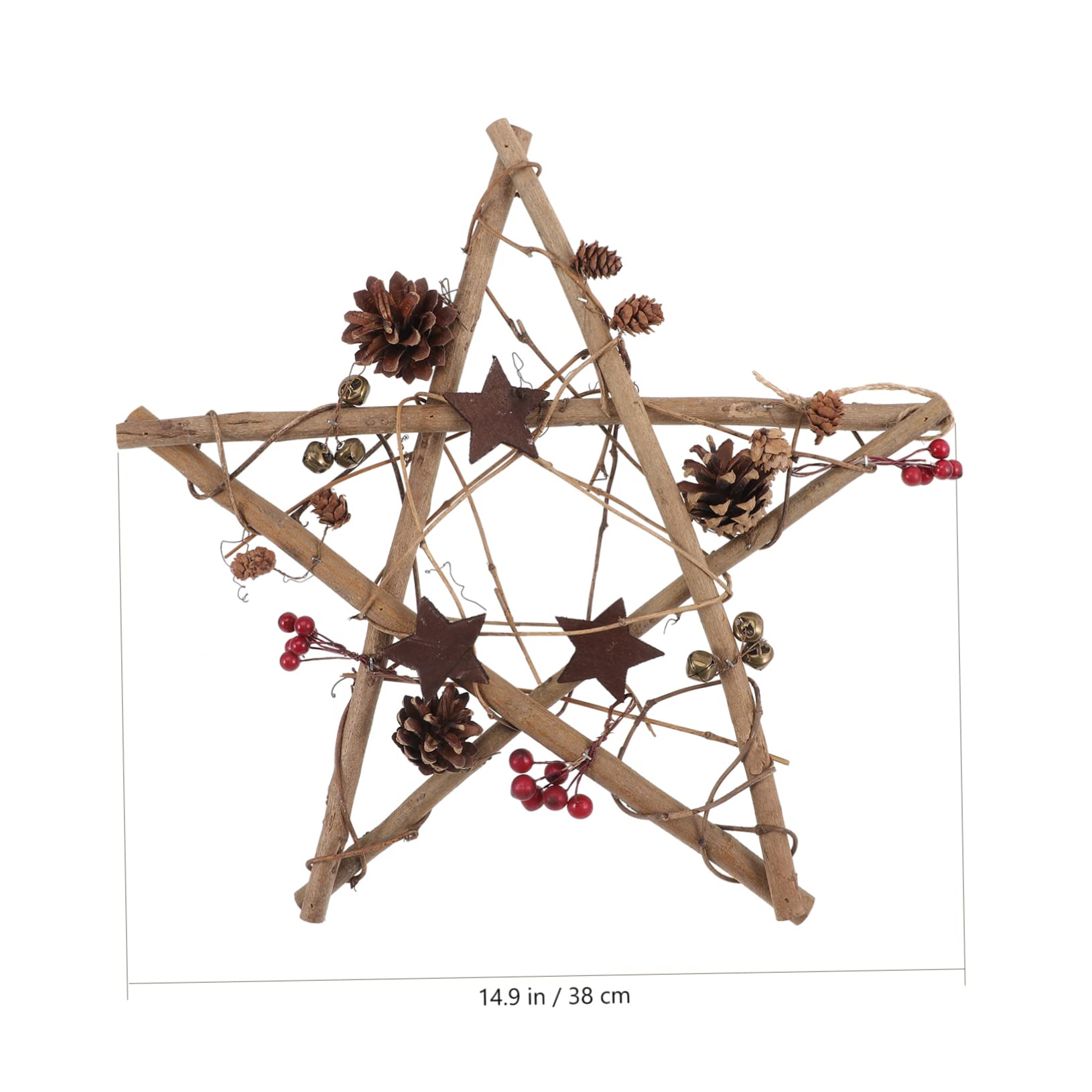 COLLBATH Decorazioni Per Albero Di Natale Forma Di Stella Addobbi Natalizi Da Appendere in Materiale Resistente Per Feste e Decorazioni Natalizie