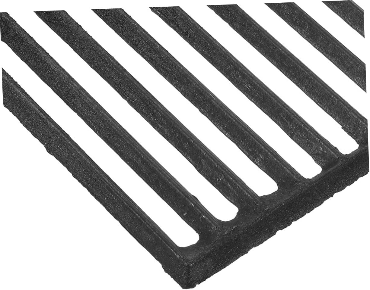 Gatuida High-Temperature Metal Barbecue Stove Rectangular Cover Thickened Firewood Grate for Outdoor Cooking