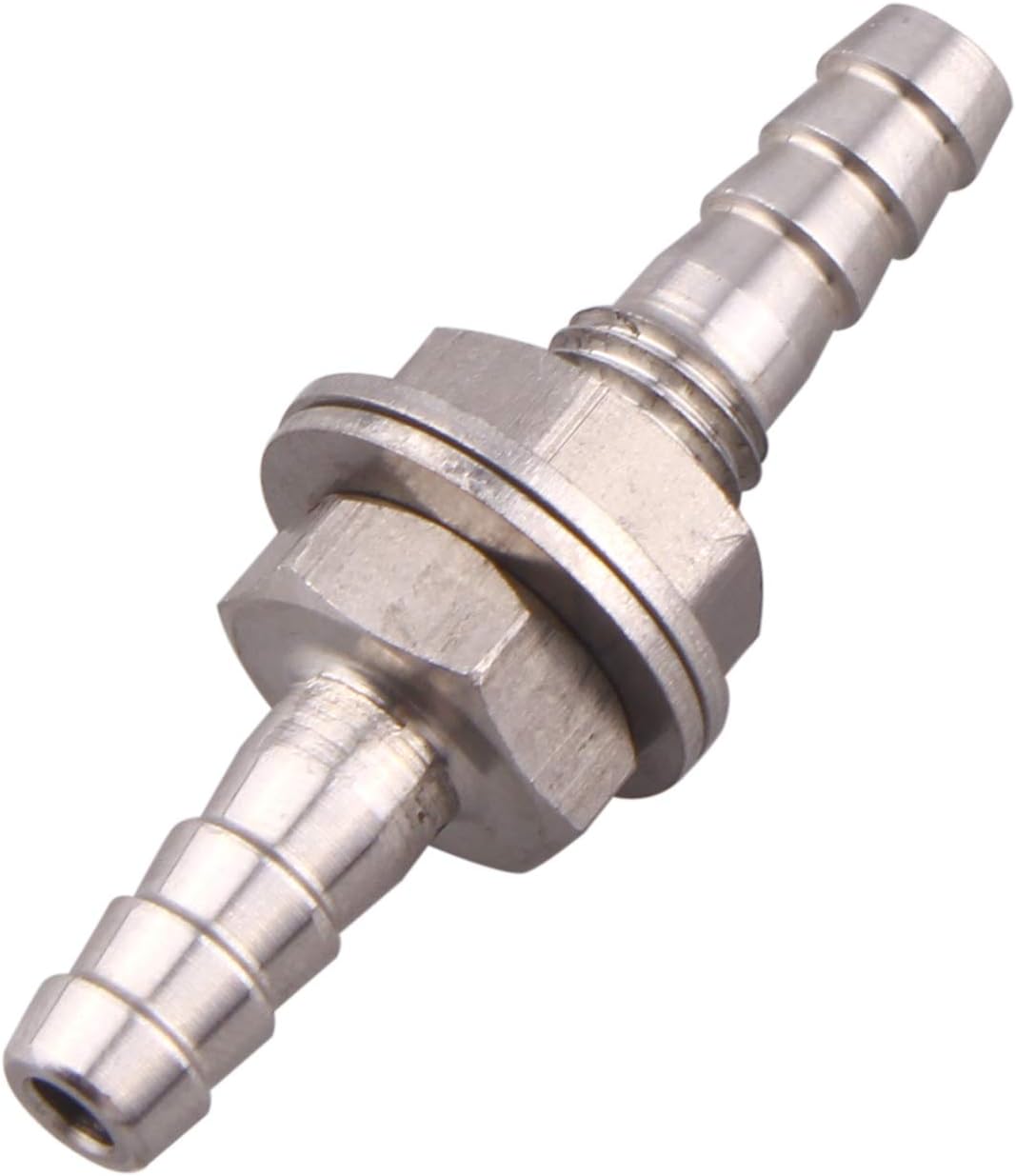 Buy DERPIPE Stainless Steel 14" Hose Barb, Barbed ThruBulk Head , Hex Bulkhead Straight Fitting