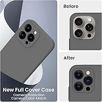 Vista 122 de FireNova Designed for iPhone 13 Pro Max Case, Silicone [Camera Protection] Phone Case with [2 Screen Protectors], Soft Anti-Scratch Microfiber Deep