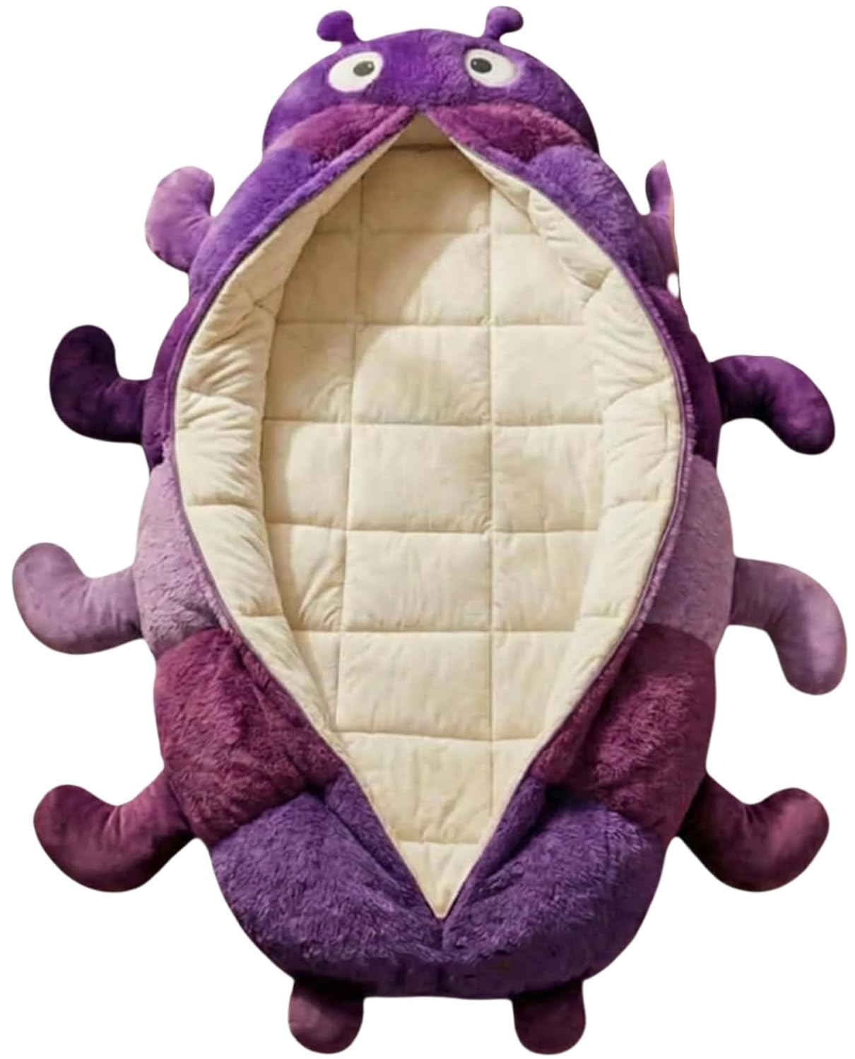 Hugging Caterpillar Sleeping Bag - Caterpillar Sleeping Bags, Full Body Plush Lounger, Cozy Soft Warm Catipillar Sleeping Bag