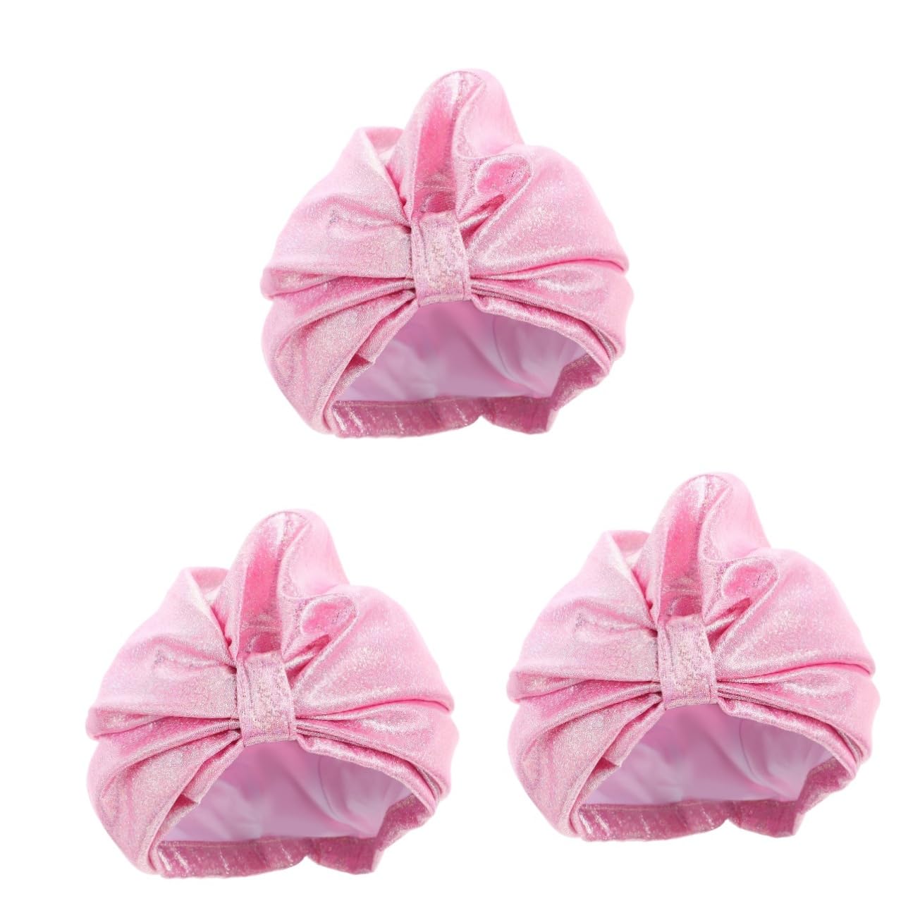 BESPORTBLE 2pcs Womens Sun-Proof Glitter Bathing Shiny Pool Hair Cover Head Sports Swimming Clean Exquisite Women for Hatsswim Fabric Hats Fashion Holographic Swim Shower Hat Brilliant Caps