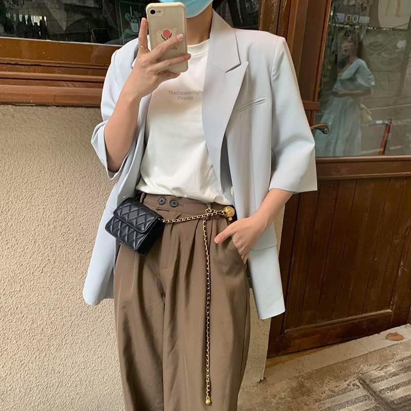 NXITK Mini Belt Bag for Women - Crossbody, Leather, Trendy Waist Purse (MINI, Black) - Image 2