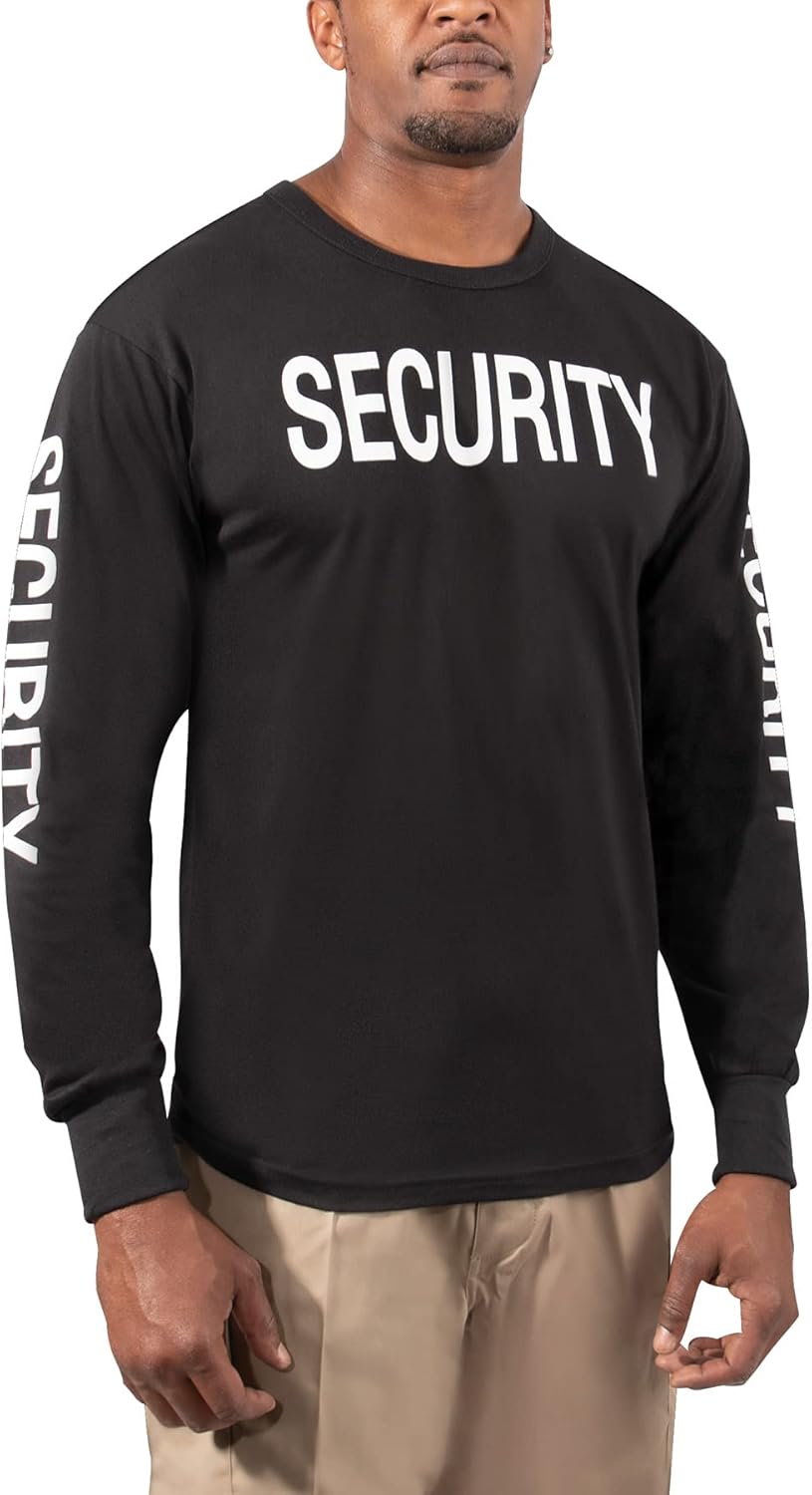 Rothco Long Sleeve Two-Sided Security T-Shirt - Image 3