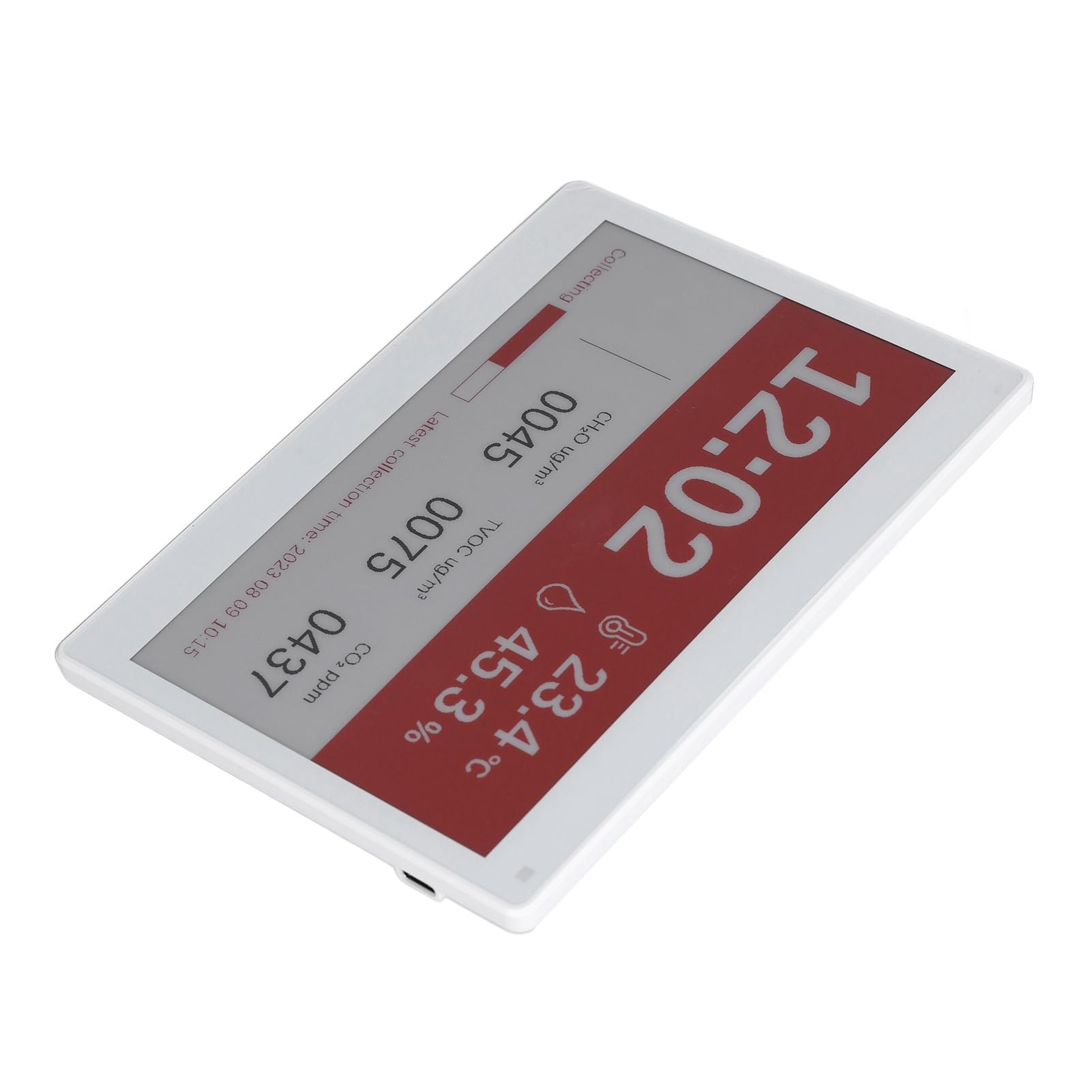 Semme Display Elettronico da 7,5 Pollici Schermo a Inchiostro Elettrico Modificabile per Biglietti da Visita Badge Nominativi Riunioni Uso in Ufficio Contrasto Elevato Efficienza Energetica Angolo di