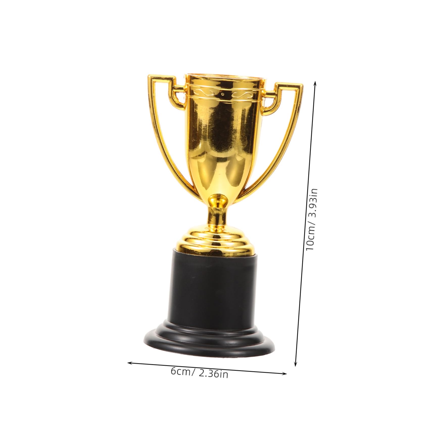 BESPORTBLE Children Trophy Set of 6 Plastic Competition Trophies for Parties Events and Educational Rewards