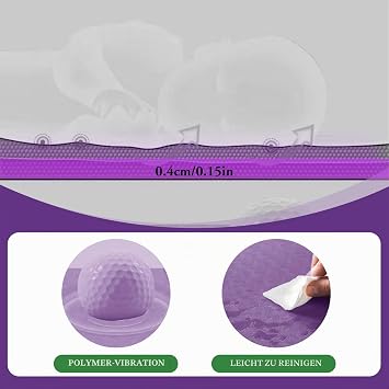 Foldable Yoga Mat Foldable Yoga Mat Travel Lightweight 183 x 61 x 0.4 cm Non-Slip Portable Fitness Mat with Carry Bag for Travel Pilates Sports