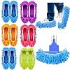 6 Pairs Mop Shoes Mop Slippers 5 Colors