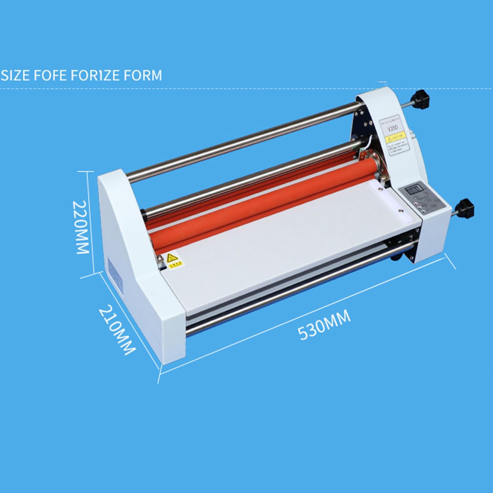 Laminator 4-rolkowy, na gorąco i na zimno, do jednostronnej i dwustronnej ochrony papieru
