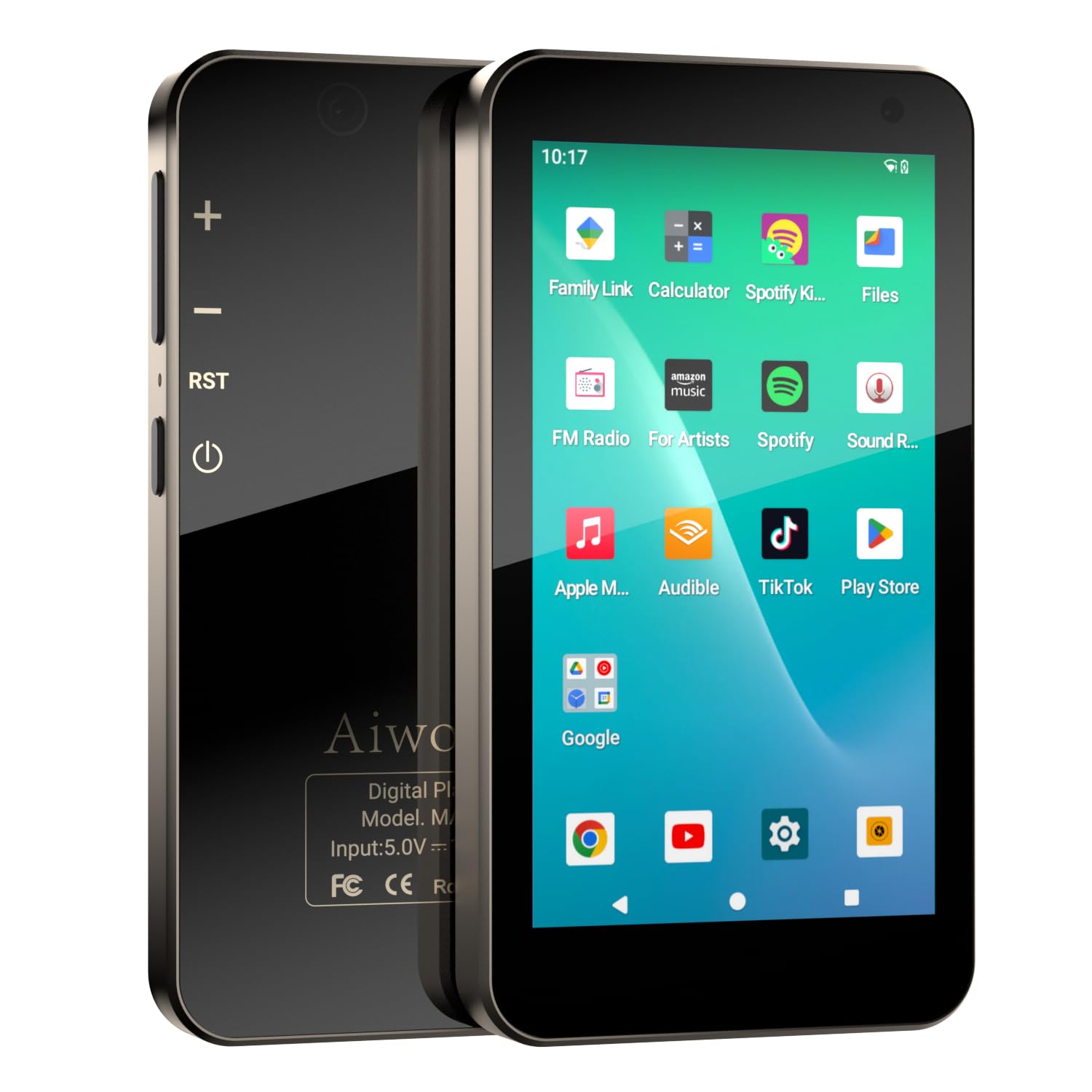 160GB MP3 Player with Bluetooth and WiFi - Aiworth GMS Certified Android Streaming Music Player with Spotify Portable