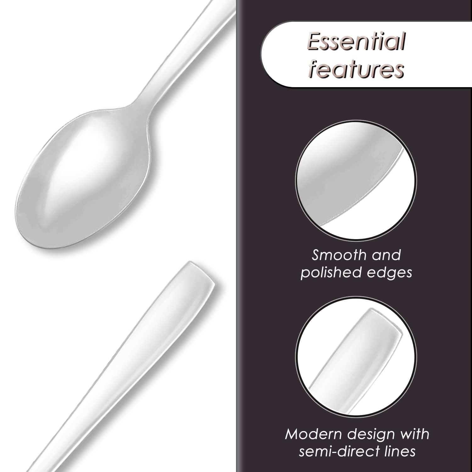 tiokin Theelepels gouden set van 6, mini-koffielepel, 10 cm roestvrijstalen kleine theelepels dessertlepels set voor koffie, dessert, thee, voorgerecht, vaatwasmachinebestendig