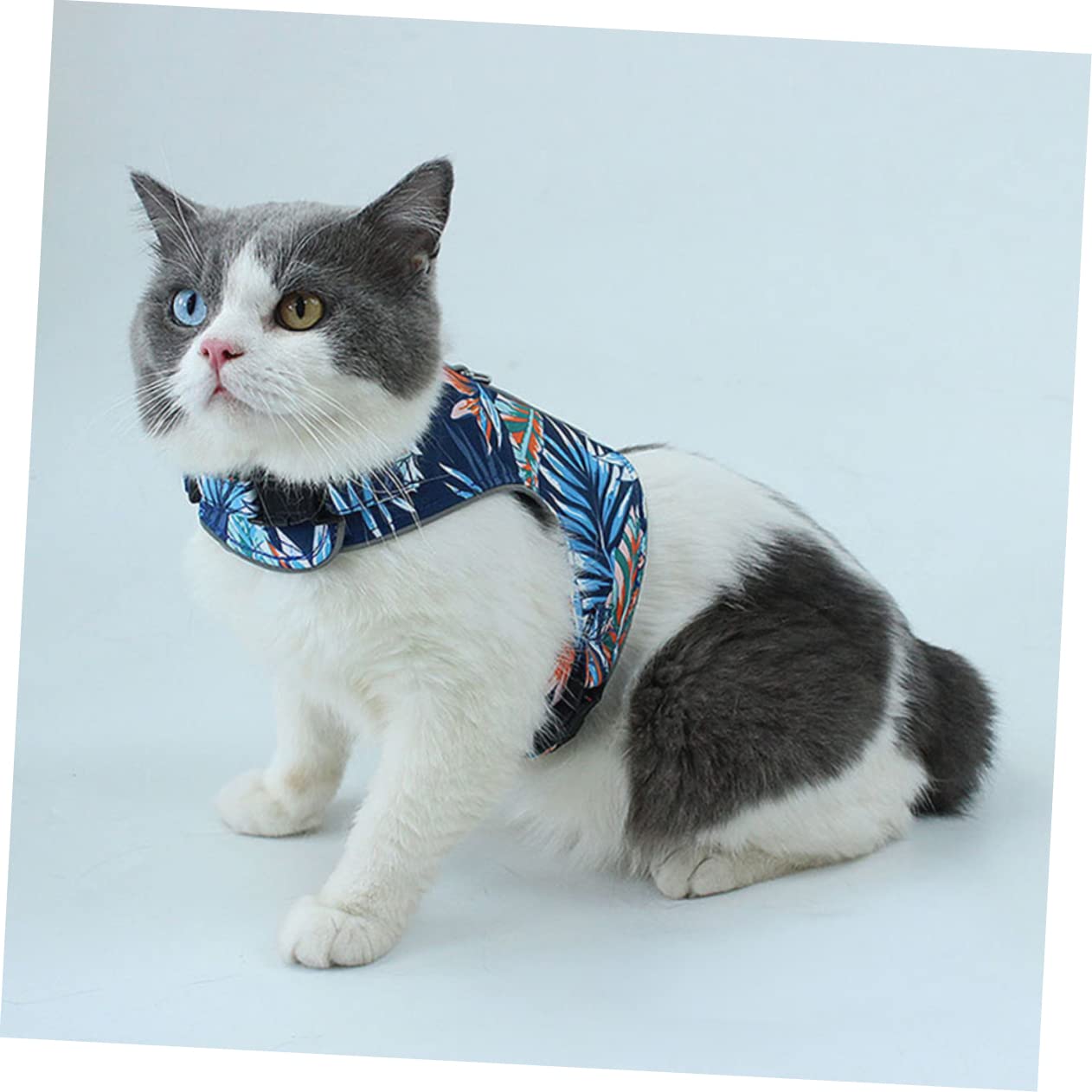 Happyyami 3 Set Guinzaglio Per Gatti Imbracatura Gilet Riflettente Guinzaglio Regolabile Per Cani Gilet Ad Alta Visibilità Collare Per Cani Regolabile Toracica Per