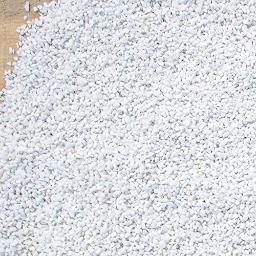Image of 18lb White Cactus Pea Gravel Rocks,1 /4 Inch Pebbles for Indoor Plants, Natural Succulent Rock and River Rocks Decorative for Aquariums, Vases, Outdoor Gardening, Top Dressing for Potted Plants