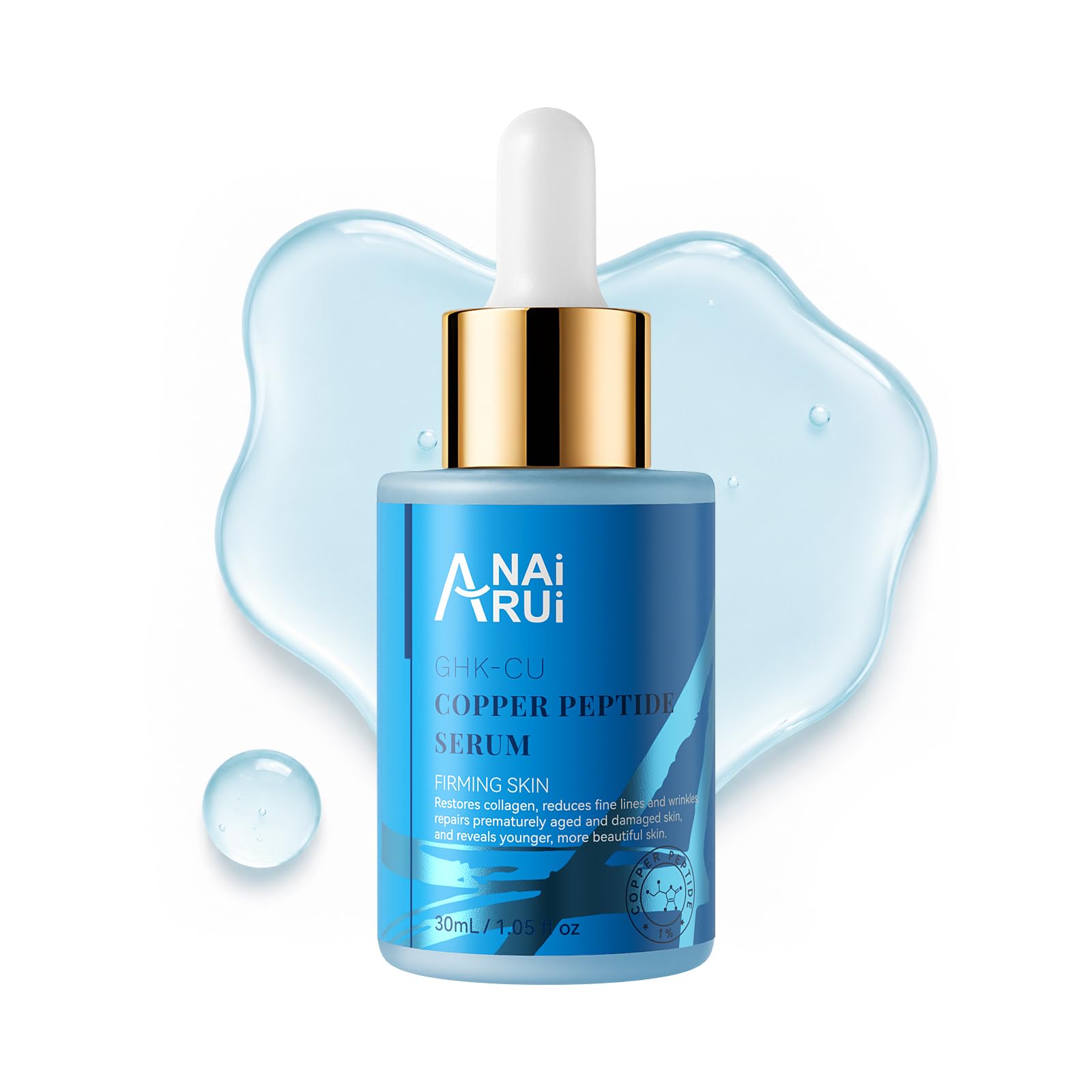 ghk-cu study november 2025 ANAI RUI Copper Peptides Serum for Face -Ghk-Cu Peptide Serum+ Hyaluronic  Acid