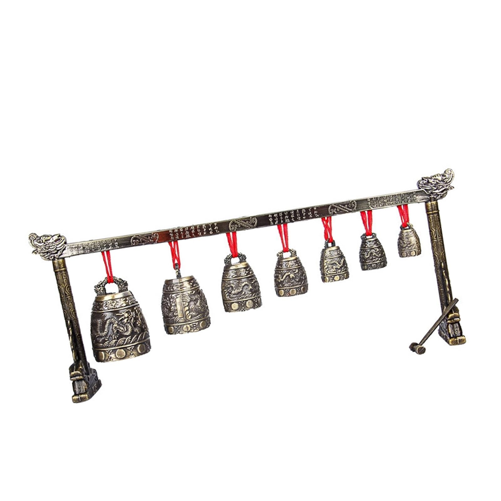 ZXFJYUIP Antique Style Chime Bells Musical Instrument Ornament Model For Living Room Decoration(3)