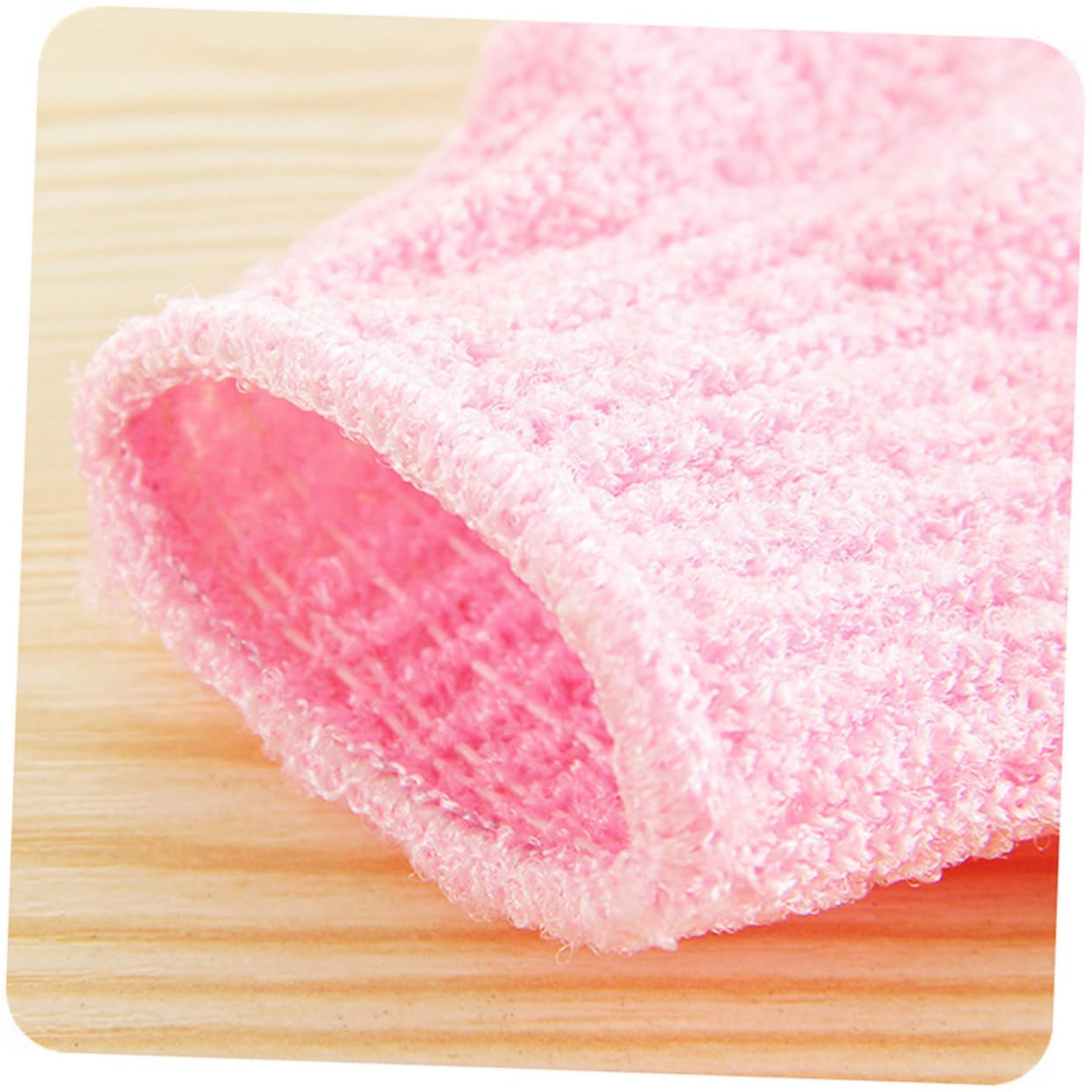 FOMIYES 15pares Guantes Exfoliantes De Cinco Dedos Manopla De Baño y Sauna Para Hombres y Mujeres Para Exfoliación y Masaje Corporal Uso Doble Lado Material Resistente y Lavable