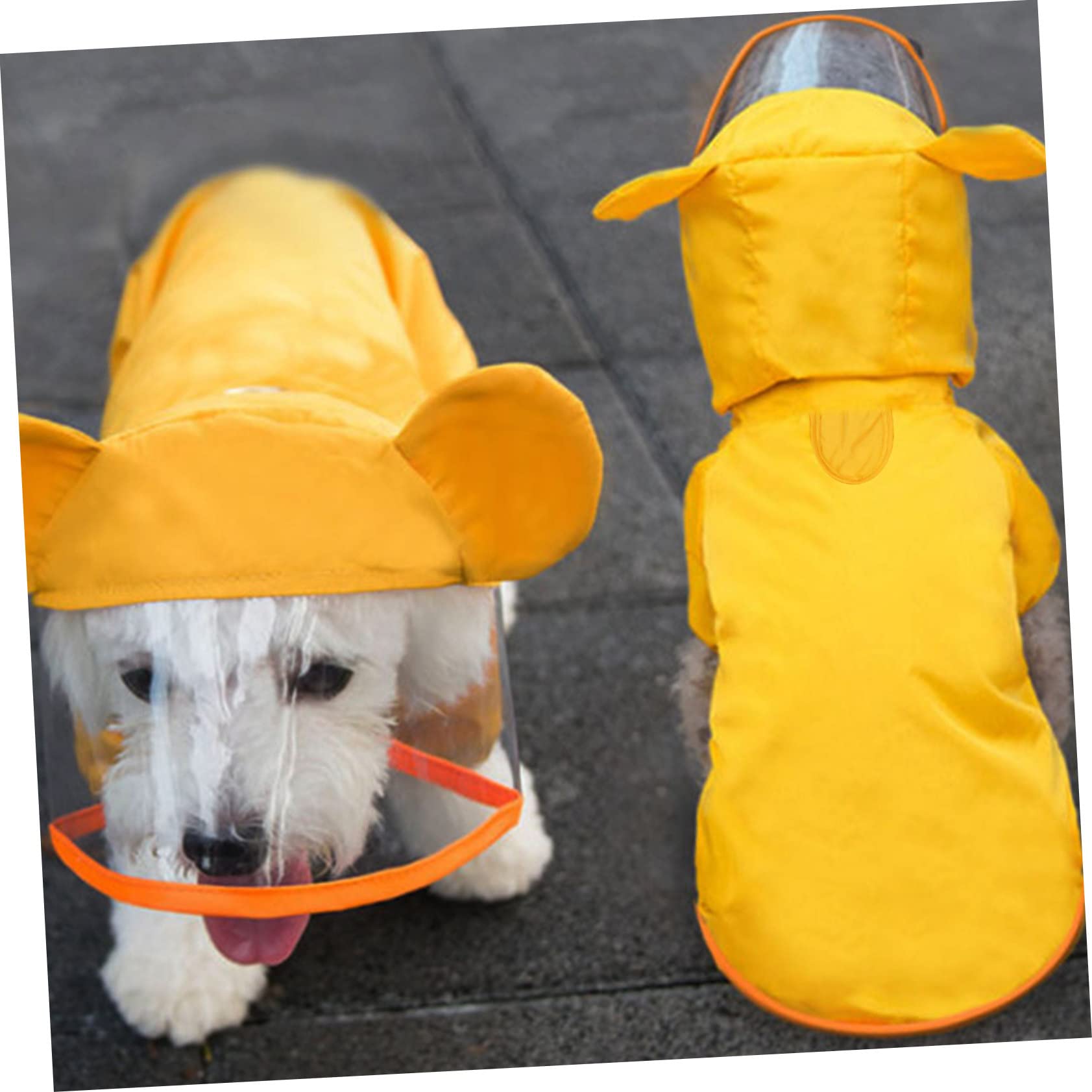 Housoutil 3pièces Manteau De Pluie Abeille pour Chien Veste Imperméable Et Mignonne pour Petits Et Moyens Chiens Élégante Et La Pluie