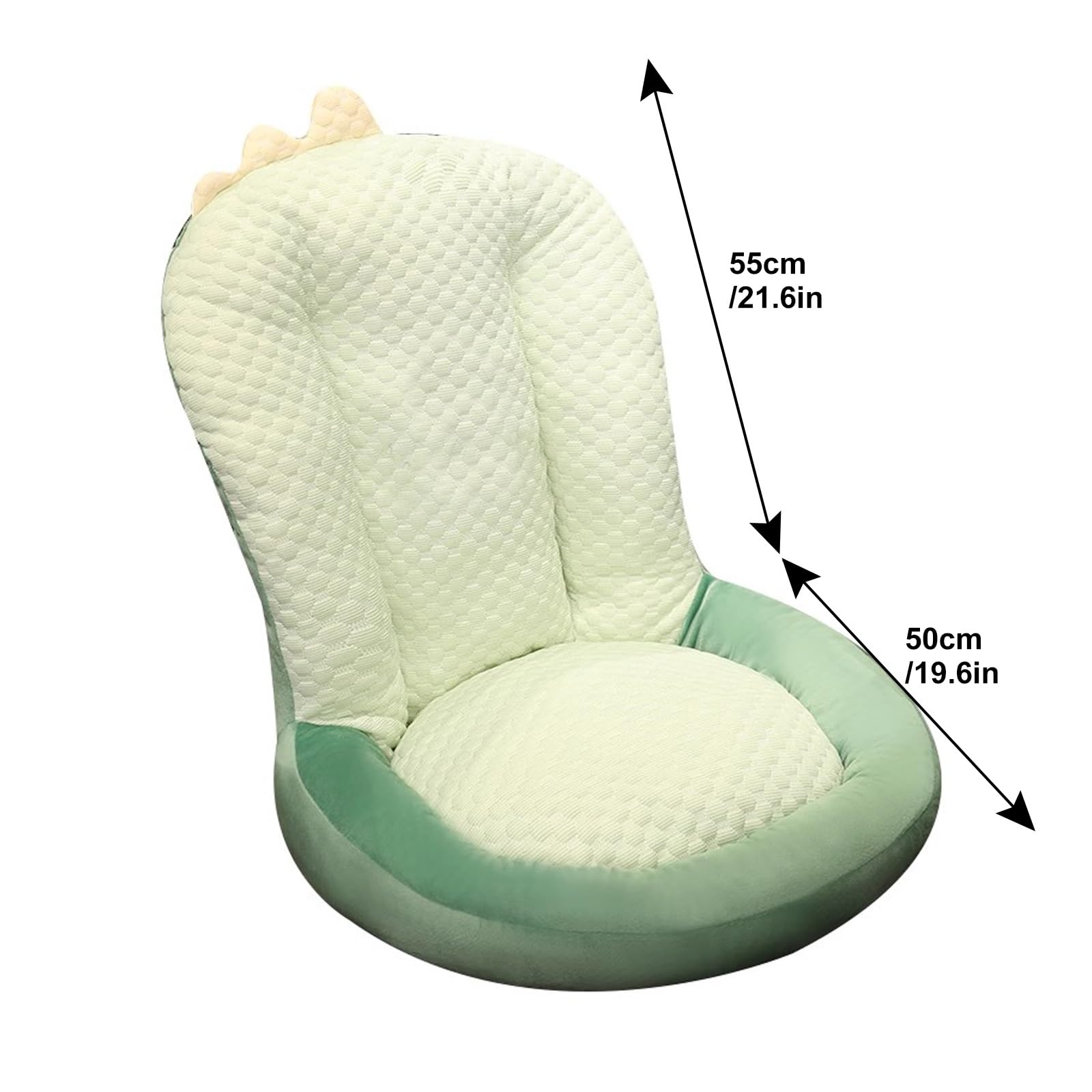 Cojin Lumbar Silla Oficina, Cojines para Sillas, Cojin Silla Oficina, Cojines de Silla de DiseñO Antideslizante con Respaldo Alto, Adecuados for Sillas, Sofás(Green)