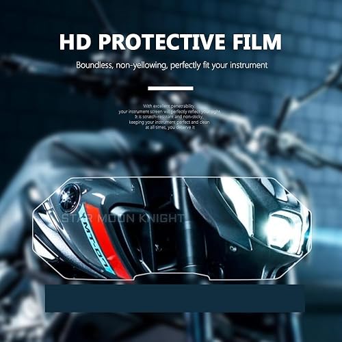 Miniatura 4 de Motobikes Screen Protector Motorcycle Scratch Cluster Screen Dashboard Protection Instrument Film For Yam&aha MT-07 MT07 FZ-07 FZ07 MT FZ 07 2021 -