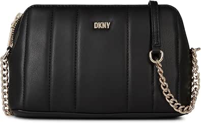 DKNY Women’s Asha Phone Crossbody Bag – Black/Gold | Small Everyday Purse With Straps - View #2