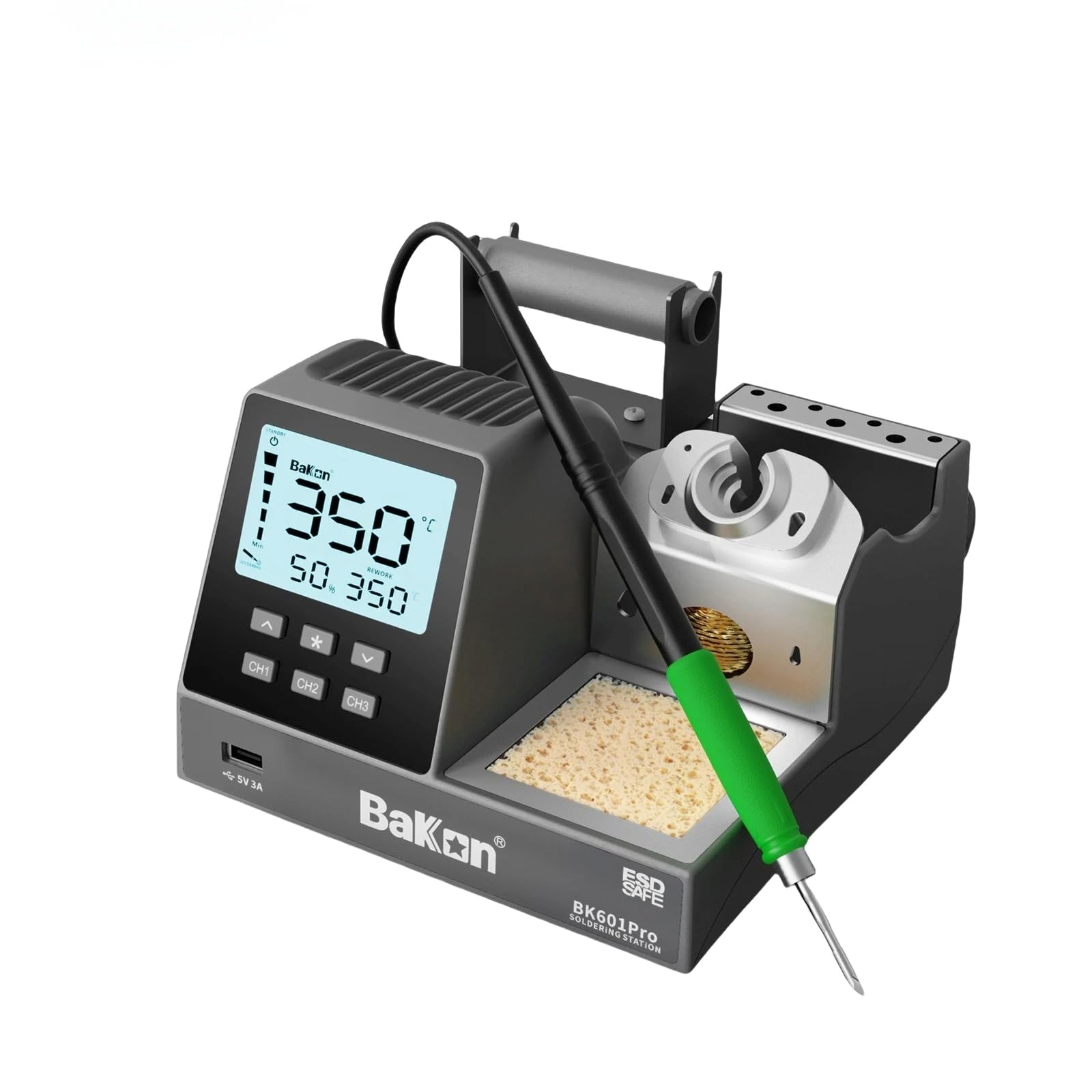 Estación de soldadura integrada BK601Pro para reparar placas electrónicas en tu taller