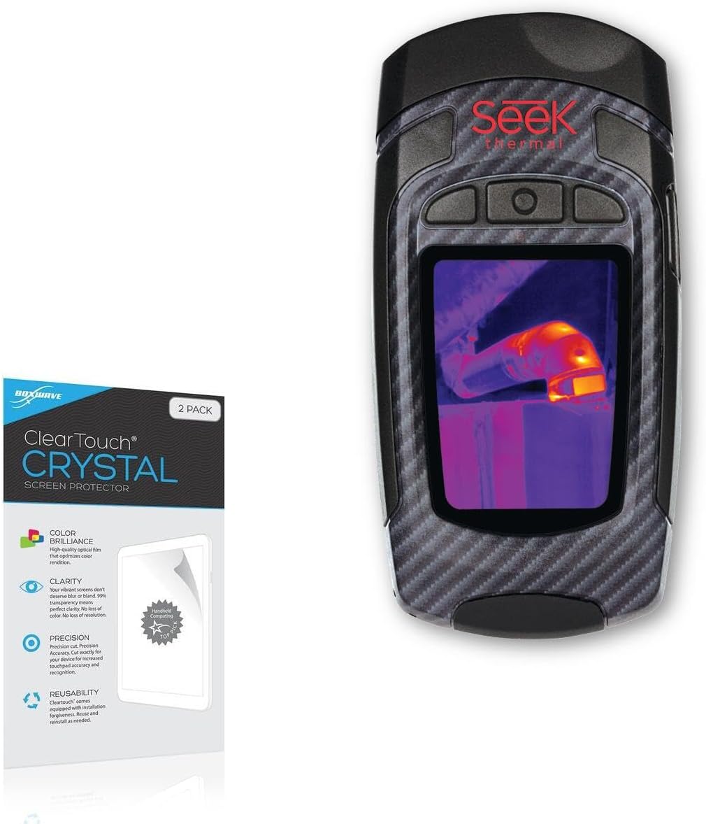 BoxWave Screen Protector Compatible with Seek Thermal RevealPRO - ClearTouch Crystal (2-Pack), HD Film Skin - Shields from Scratches