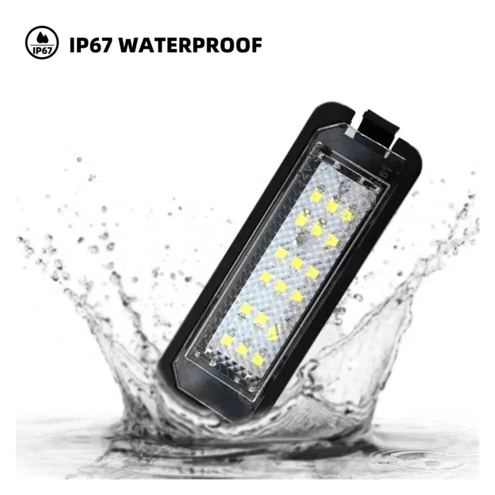 Iluminación De Matrícula Para Seat Altea XL Exeo LIMUSINE 2005-2013 2 Uds Conjunto De Luces LED Para Placa Matrícula Con Canbus