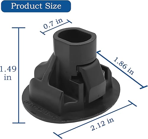 Miniatura 5 de Tapa de depósito de combustible con llave compatible con Ford F150, Edge, Escape, Expedition, Explorer, Focus, Fusion, Taurus, Replaces# 10524,