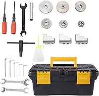 Vista 9 de VEVOR Torno de metal, Mini máquina de torno de 210x720, Cambio de velocidad variable de 2500 RPM, Mini torno de precisión de 750W, Torno de trabajo