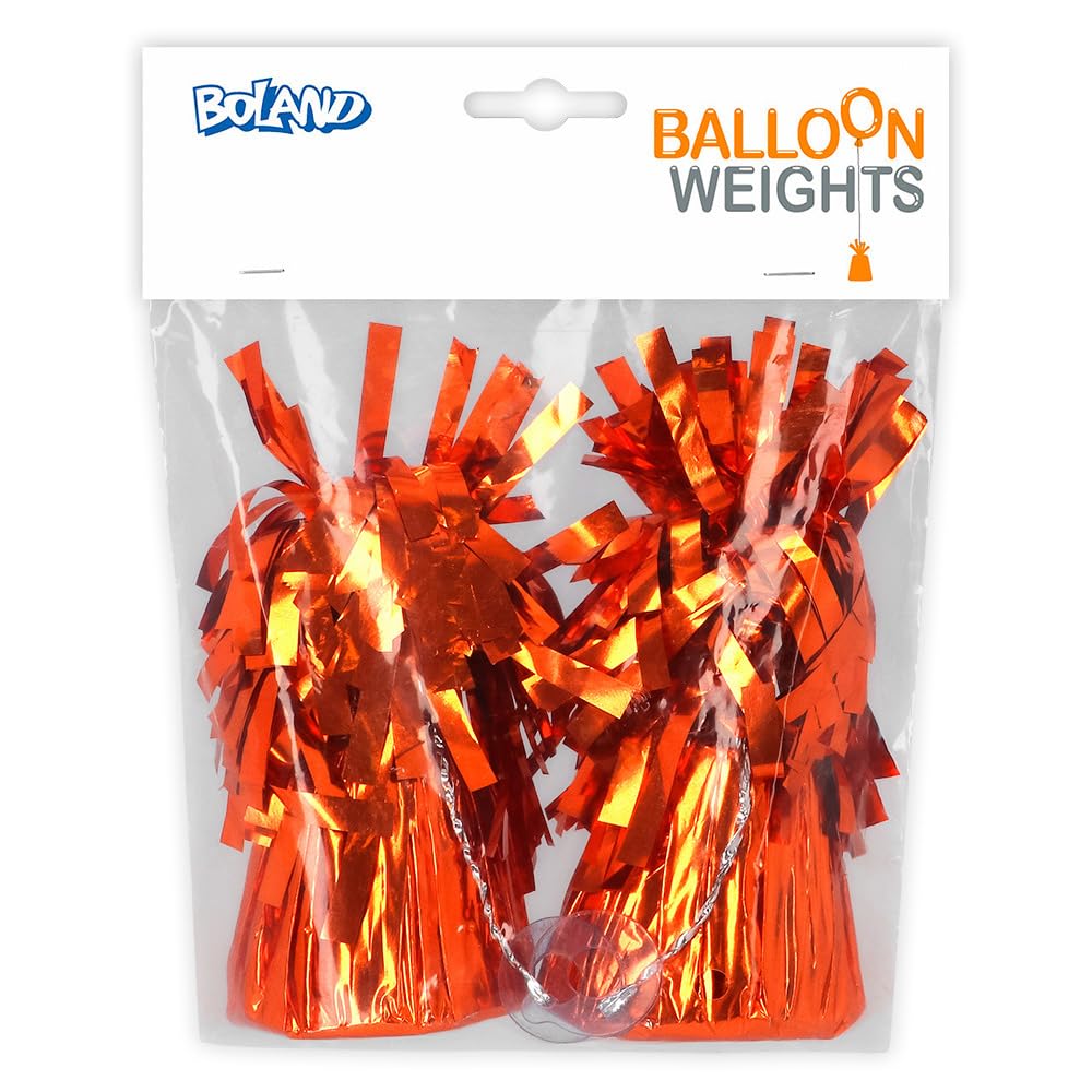 Boland - 16 x Metallic Foil Balloon Weights 160-180g Balloon Weights for Balloons and Helium Balloons, Turquoise - Image 3