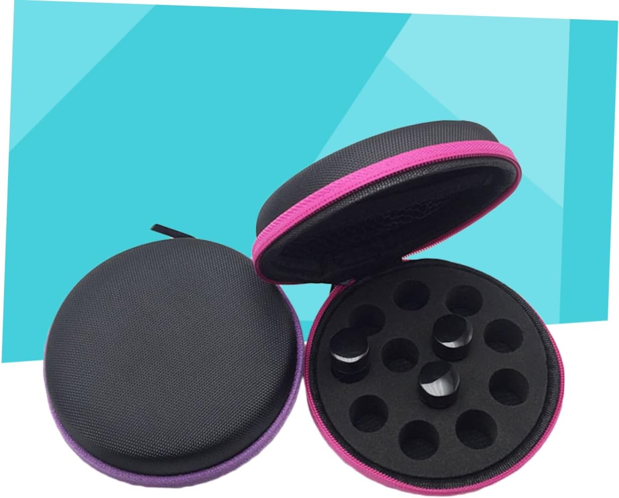 balacoo 6pcs Storage Case Portable Holder for Oils Shockproof and Easy to Carry Random Color for Travel and Storage