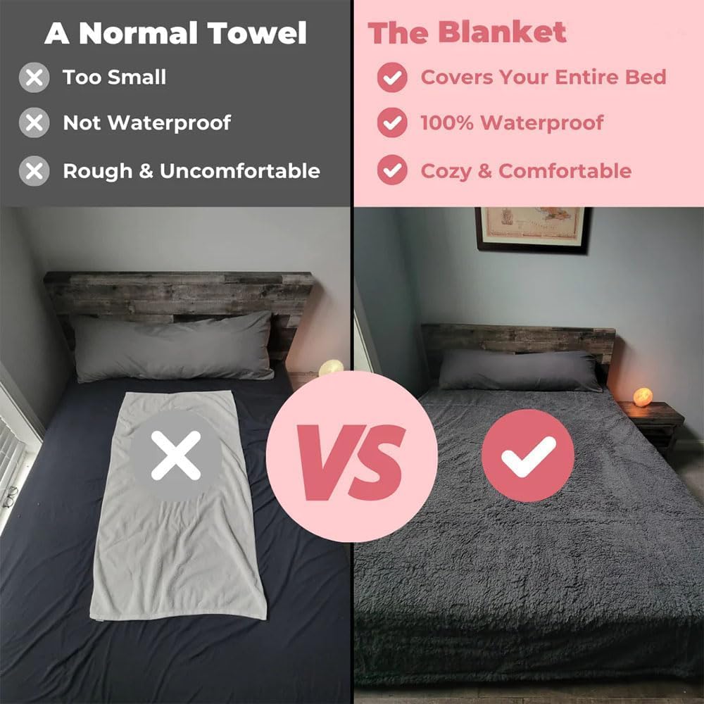 Manta impermeable de forro polar lavable para mascotas, protector de muebles de cama, manta para perros y gatos, manta duradera para cama de perro