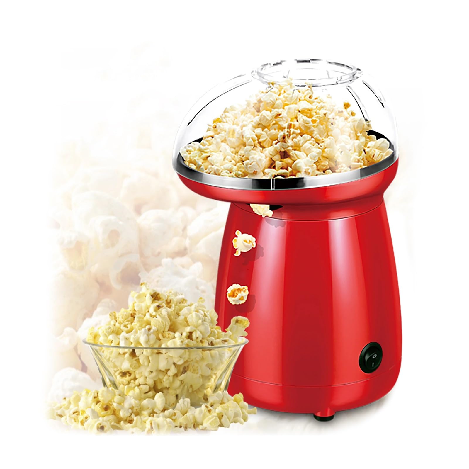 Máquina palomitas familiar Máquina de palomitas maíz for el hogar, máquina sin aceite aire caliente saludable for cocina, aperitivos película hechos en casa for niños
